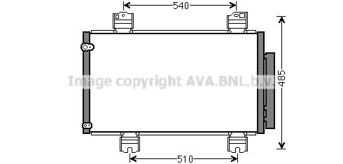 AVA QUALITY COOLING Конденсатор, кондиционер HD5236